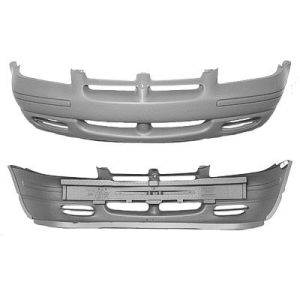 DODGE STRATUS FRONT BUMPER COVER PRIMED (W/O FOG) (W/O HEAD/LAMP WASHER) OEM#4883008 1995-2000 PL#CH1000241