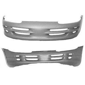 DODGE INTREPID FRONT BUMPER COVER PRIMED (W/O FOG) OEM#4574843AB 1998-2004 PL#CH1000250