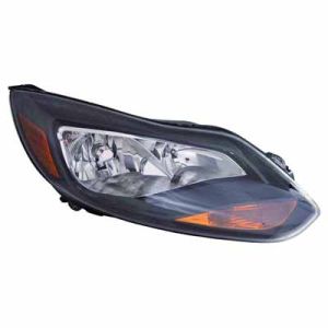 FORD FOCUS SEDAN  HEAD LAMP RIGHT (Passenger Side) (BLACK)(TITANIUM MDL) OEM#BM5Z13008H 2012-2014 PL#FO2503299