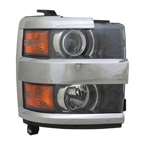 GM TRUCKS & VANS SILVERADO/PU 2500/3500  (CHEVY) HEAD LAMP ASSY RIGHT (Passenger Side) (CHROME) OEM#84388593 2015-2019 PL#GM2503416
