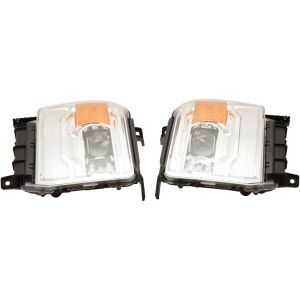 GM TRUCKS & VANS SIERRA/PU 1500  (19 OLD STYLE) HEAD LAMP ASSY RIGHT (Passenger Side) (HID) OEM#84228370 2016-2019 PL#GM2503453