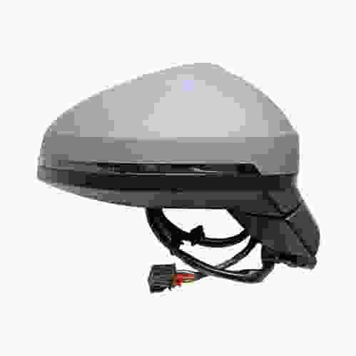 AUDI A4 SEDAN DOOR MIRROR LEFT (Driver Side) PWR/HTD/SIGNAL (WO/LANE DEPARTURE)(WO/AUTO DIMMING)(PTM) OEM#8W1857409T9B9-PFM 2017-2019 PL# AU1320135