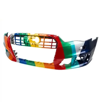 2016 AUDI A6 SEDAN Front Bumper without Parking Sensor without S-Line with Chrome Trim CAPA OEM# 4G0807065PGRU PL# AU1000240C