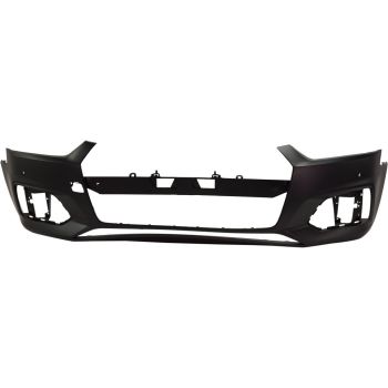 AUDI A5 COUPE  FRONT BUMPER COVER PRIMED (WO/WASHER)(W/PK SENSOR)(WO/AUTO PARK)(WO/S-LINE) **CAPA** OEM#8W6807065AGRU 2018-2019 PL# AU1000280C