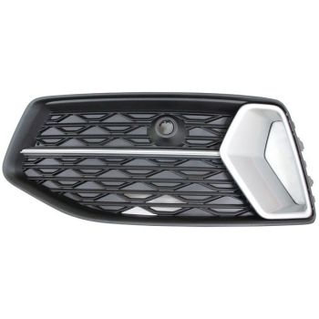AUDI A6 SEDAN FOG LAMP COVER LEFT (Driver Side) SATIN-BLACK/ALUM (WO/S-LINE) OEM#4K0807647D3HB 2019-2023 PL# AU1038152