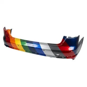 2017-2019 AUDI A4 SEDAN Rear Bumper S-Line With Parking Sensor Without Parking Assist CAPA OEM# 8W5807067DGRU PL# AU1100228C