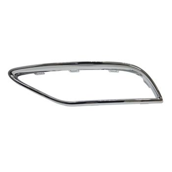 AUDI Q5 / Q5 E / SQ5 REAR BUMPER EXHAUST BEZEL RIGHT (Passenger Side) CHROME (Q5 WO/S-LINE) OEM#80A8078342ZZ 2018-2020 PL# AU1147108