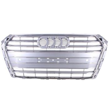 AUDI A4 SEDAN  GRILLE CHROME/PTD-GRAY (WO/SENSOR)(WO/S-LINE) OEM#8W0853651BRRP5 2017 PL# AU1200133