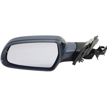 AUDI A4 SEDAN / WAGON DOOR MIRROR LEFT (Driver Side) PWR/HTD/SIGNAL/MEMORY/P-FOLD (W/BSD)(W/ANTI-GLARE)(WO/DIMMING) OEM#8K1857409AJ01C-PFM 2012-2016 PL# AU1320142