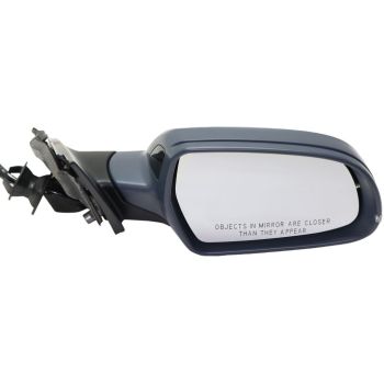 AUDI A4 SEDAN / WAGON DOOR MIRROR RIGHT (Passenger Side) PWR/HTD/SIGNAL/MEMORY/P-FOLD (W/BSD)(W/ANTI-GLARE)(WO/DIMMING) OEM#8K1857410AJ01C-PFM 2012-2016 PL# AU1321142
