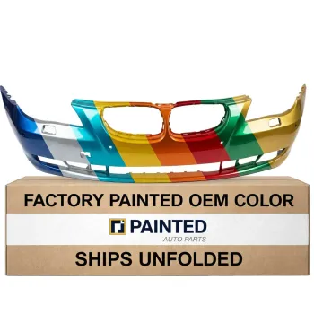 2006-2010 BMW 5 Series Wagon Front Bumper Without M Package With Sensor CAPA OEM# 51117184717 PL# BM1000193C