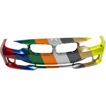 2013-2015 BMW 3 Series Hybrid Front Bumper without Lower Molding with Washers Park Sensor Park Assist without Camera OEM# 51117293017 PL# BM1000258