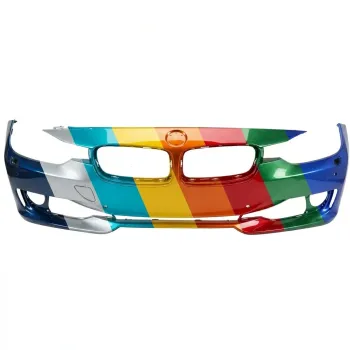 2012-2015 BMW 3 Sedan Front Bumper Without Lower Molding with Washer with Parking Sensor without Parking Assist without Camera OEM# 51117293018 PL# BM1000259