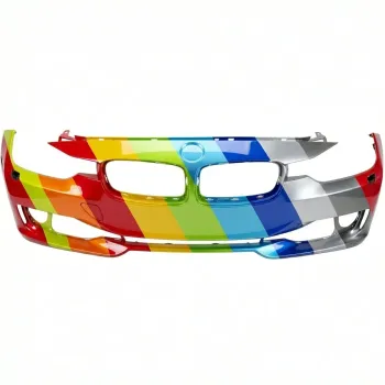 2012-2015 BMW 3 Sedan Front Bumper Without Lower Molding With Washer Without Parking Sensor Without Parking Assist Without Camera Except M Sport OEM# 51117293019 PL# BM1000260