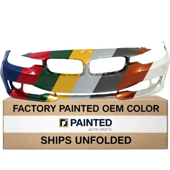 2013-2015 BMW BMW 3 (SEDAN) Hybrid Front Bumper PRM CAPA OEM 51117293012 PL# BM1000265C