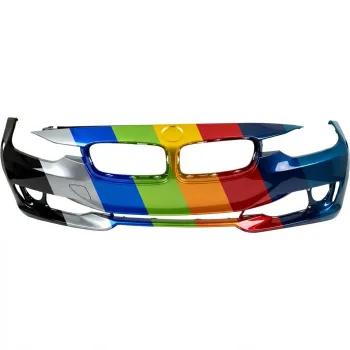 2012-2015 BMW 3 Sedan Front Bumper PRM Without Molding Holes Without Washer Without Park Sensor Without Park Assist Without Camera Excluding M Sport CAPA OEM# 51117293011 PL# BM1000266C