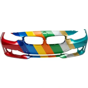 2012-2015 BMW 3 Sedan Front Bumper with Molding Hole without Washer with Parking Sensor with Parking Assist with Camera CAPA OEM# 51117293089 PL# BM1000272C