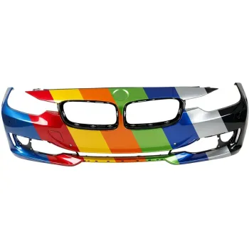 2012-2015 BMW 3 Sedan Front Bumper with Molding Hole without Washer without Parking Assist OEM# 51117293086 PL# BM1000275