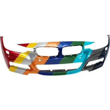 2016-2018 BMW 3 Series Hybrid Front Bumper with Molding Hole Washer Parking Sensor Without Park Assist Without Camera M Sport OEM# 51118067956 PL# BM1000289