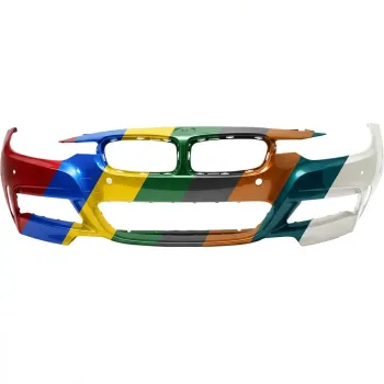 2016-2018 BMW BMW 3 Sedan Hybrid Front Bumper with Molding Hole without Wash with Park Sensor without Park Assist without Camera M Sport OEM# 51118067952 PL# BM1000294