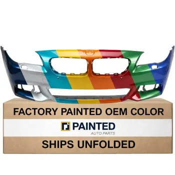 2014-2016 BMW 5 SERIES HYBRID Front Bumper w/ Sensor w/ Side Camera M PKG CAPA OEM# 51118058998 PL# BM1000313C