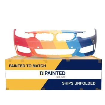 2015-2020 BMW 4 Series Front Bumper M Sport without Washers with Parking Sensors OEM 51118060883 PL# BM1000337