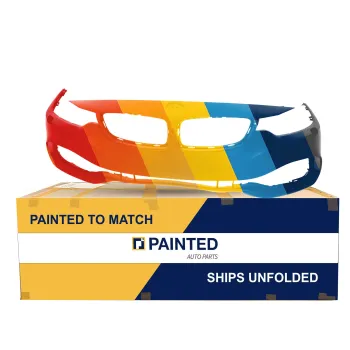 2014-2020 BMW 4 Series Front Bumper without M Sport with Washer without Parking Sensor CAPA OEM# 51117363284 PL# BM1000389C