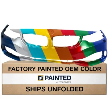 2015-2020 BMW 4 Series Gran Coupe Front Bumper Without M Sport With Washer Without Parking Sensor CAPA OEM# 51117363284 PL# BM1000389C