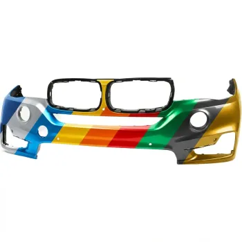 2016-2018 BMW X5 HYBRID 40e Front Bumper w/o HL Wash w/6 Sensors w/Surround View w/o M Sport OEM# 51117378617 PL# BM1000396