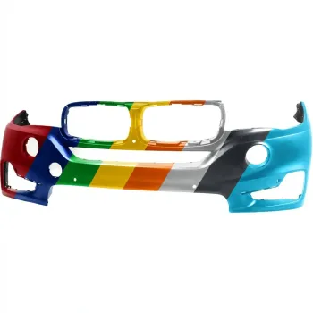 2016-2018 BMW X5 Hybrid Front Bumper Without Headlight Wash With 6 Sensors Surround View Without M Sport CAPA OEM 51117378617 PL# BM1000396C