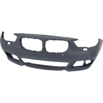 BMW BMW 5 SERIES GRAN TURISMO F07 FRONT BUMPER COVER PRIMED (W/SENSOR)(WO/SIDE CAMERA)( W/M PKG) OEM#51118055053 2010-2017 PL# BM1000465