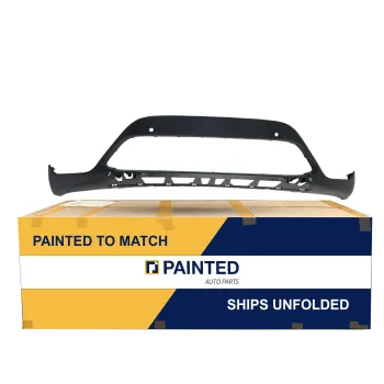 2016-2019 BMW X1 Front Bumper Lower Textured with Skid Plate Sensor Excl M Package OEM# 51117453991 PL# BM1015106