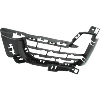 BMW BMW X5 HYBRID FRONT BUMPER GRILLE LEFT (Driver Side) BLACK (OPEN GRID ALUMINUM)(WO/M SPORT) OEM# 51117325493 2016-2018 PL# BM1038149