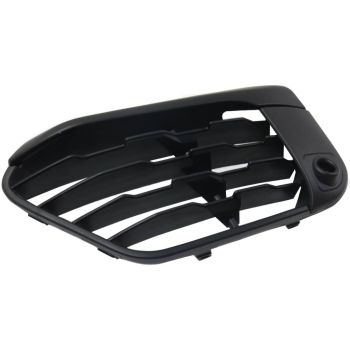 BMW BMW X1 FRONT BUMPER GRILLE LEFT (Driver Side) BUMPERLK W/SILVER MLDG (WO/SENSOR)(WO/M PKG) OEM# 51117453979 2016-2019 PL# BM1038204