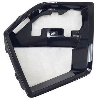 BMW BMW 3 SEDAN (330i/330e/M340i) FRONT BUMPER CENTER GRILLE OUTER COVER RIGHT (Passenger Side) GLOSS-BLACK(330 W/M SPORT)(M340i) OEM# 51118085458 2023-2025 PL# BM1039252