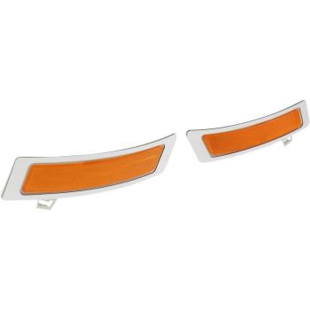 BMW BMW X5  FRONT BUMPER SIDE REFLECTOR KIT (RH&LH)(WO/SIDE CAMERA)(EXC M MDL)**CAPA** OEM# 63147274433 2011-2013 PL# BM1084103C