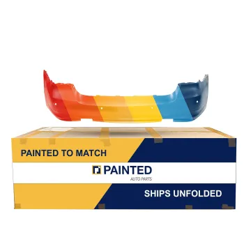 2009-2011 BMW 3 Series Sedan Rear Bumper without Molding with Sensor OEM# 51127202708 PL# BM1100215