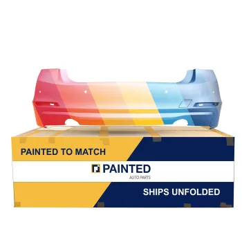 2012-2015 BMW 3 Sedan Rear Bumper without Sport Package without Molding Hole with Parking Sensor OEM 51127312729 PL# BM1100258