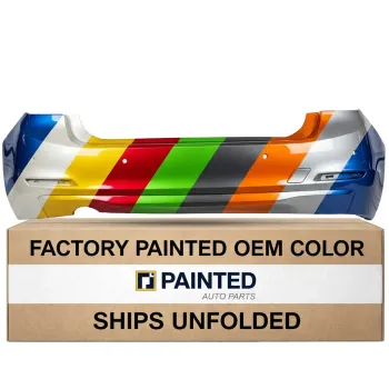 2012-2015 BMW 3 Sedan Rear Bumper Without M Sport Without Molding Hole With Parking Sensor OEM# 51127312727 PL# BM1100262
