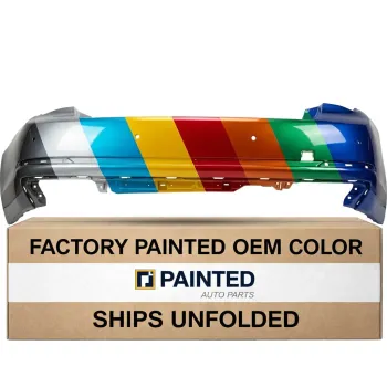 2013-2015 BMW 7 Series Hybrid Rear Bumper without M Package with Sensor OEM# 51127311354 PL# BM1100305