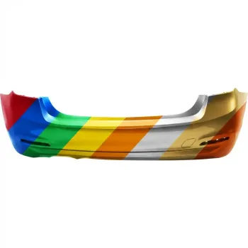 2016-2018 BMW 3 Sedan Hybrid Rear Bumper CAPA OEM# 51127384601 PL# BM1100341C