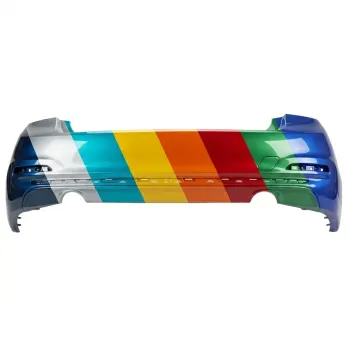 2012-2018 BMW 3 Sedan Rear Bumper Luxury Sport Shadow WO M Sport WO Sensor CAPA OEM# 51127384607 PL# BM1100349C