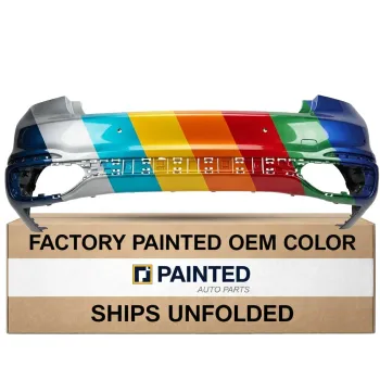 2017-2019 BMW 7 SERIES HYBRID 740e/745e Rear Bumper with Park Assist WO M PKG CAPA OEM# 51127427622 PL# BM1100359C