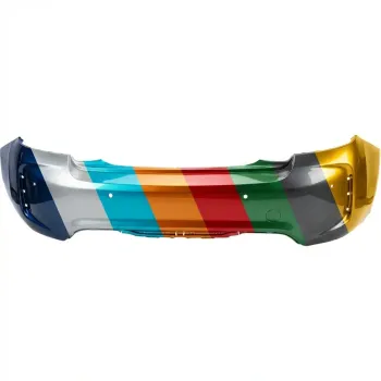 2016-2021 BMW M2 Rear Bumper Gray with Sensor OEM# 51128079560 PL# BM1100368