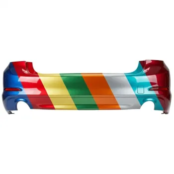 2017-2020 BMW 5 Series Rear Bumper Without M Package Without Luxury Package Without Sensor OEM# 51127475591 PL# BM1100372