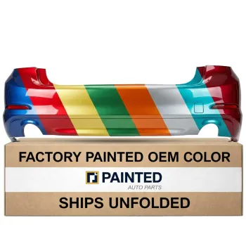 2017-2020 BMW 5 Series Rear Bumper Without M Package Without Luxury Package Without Sensor OEM# 51127475591 PL# BM1100372