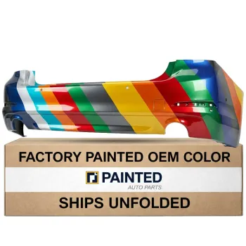 2018-2020 BMW 5 Series Hybrid Rear Bumper w/o M Pkg w/o Luxury Pkg With Sensor Park System CAPA OEM# 51127475595 PL# BM1100374C