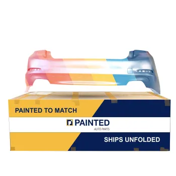 2017-2020 BMW 5 SERIES Rear Bumper 540i w/o M Package w/ Luxury Package w/o Sensor w/o Park System OEM# 51127475596 PL# BM1100381