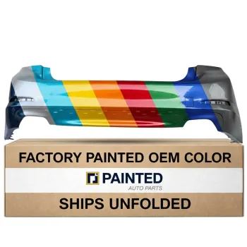 2017-2020 BMW 5 SERIES Rear Bumper 540i w/o M Package w/ Luxury Package w/o Sensor w/o Park System OEM# 51127475596 PL# BM1100381