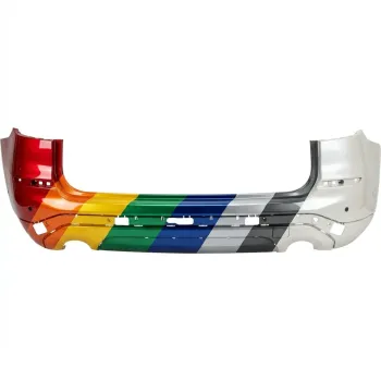 2018-2021 BMW X3 Rear Bumper With Parking Assist Without Trailer Hitch 30i XLine Without M Sport CAPA OEM# 51127488222 PL# BM1100419C